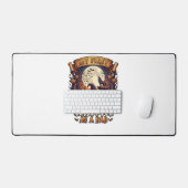 Eerste Halloween als papa pompoen wolf maan_1 Bureaumat (Keyboard & Muis)