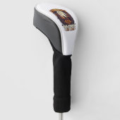 Eerste Halloween als papa pompoen wolf maan_1 Golfheadcover (Schuin)