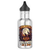Eerste Halloween als papa pompoen wolf maan_1 Waterfles (Links)