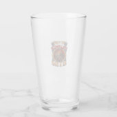 Eerste Halloween Als Papa Zombie Spokenhuis Kerkho Glas (Achterkant)