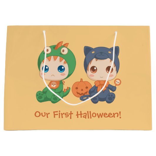 Eerste Halloween Baby Groot Cadeauzakje (Voorkant)