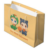 Eerste Halloween Baby Groot Cadeauzakje (Voorkant Gekanteld)