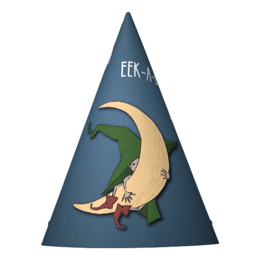 Eerste Halloween Baby Peek A Boo Witch met Ghost Feesthoedjes (Voorkant)