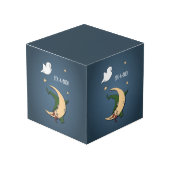 Eerste Halloween Baby Peek A Boo Witch met Ghost Kubus (Voorkant hoekig)