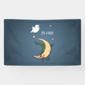 Eerste Halloween Baby Peek A Boo Witch met Ghost Spandoek (Horizontaal)