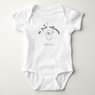 Eerste Halloween Custom Cute Ghost Romper
