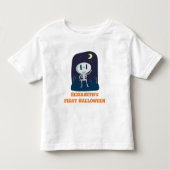 Eerste Halloween Cute Skeleton Cartoon Gepersonali Kinder Shirts (Voorkant)