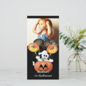 Eerste Halloween-foto kaart (Staand voorkant)