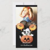 Eerste Halloween-foto kaart (Voorkant)