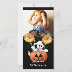 Eerste Halloween-foto kaart