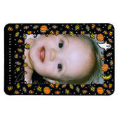 Eerste Halloween-fotoframe-magneet Magneet (Horizontaal)