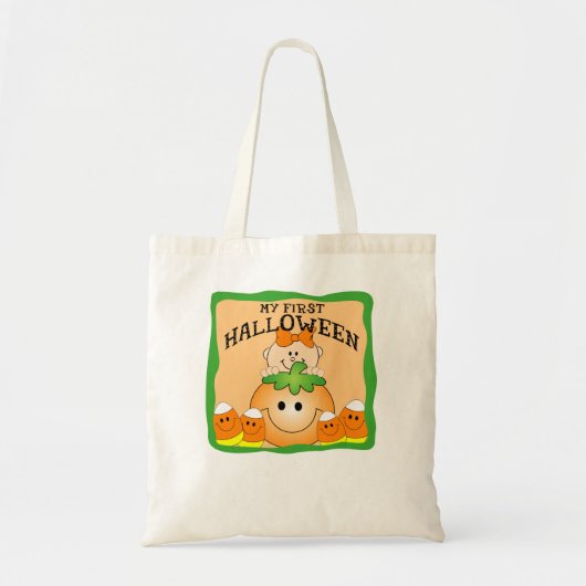 EERSTE HALLOWEEN GIRL TOTE BAG (Voorkant)