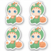 Eerste Halloween Leuke Baby Dragon Costume Set van Sticker (Voorkant)
