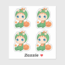 Eerste Halloween Leuke Baby Dragon Costume Set van Sticker