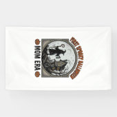 Eerste Halloween Moeder Vintage Gravure Geest Witc Spandoek (Horizontaal)