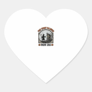 Eerste Halloween Moeder Vintage Gravure Geheime He Hart Sticker