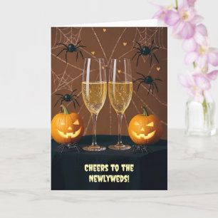 Eerste Halloween Passen getrouwd Schattige getrouw Kaart