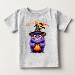 Eerste Halloween Schattige Monster Naam aanpassen