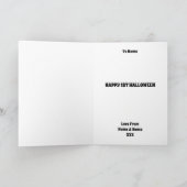 Eerste Halloween van de baby Feestdagen Kaart (Binnen)