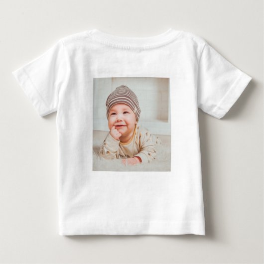 Eerste Halloween Verjaardag Little Boo Baby T-shir (Achterkant)