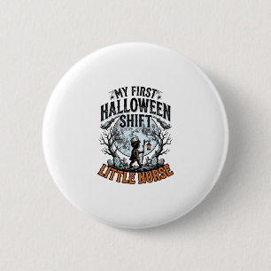 Eerste Halloween Verpleegster Spooky Moon Baby Kos Ronde Button 5,7 Cm