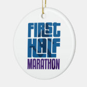 Eerste halve marathon 13,1 miljoen keramisch ornament (Links)