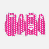 Eerste hartdag van het hart bedankdoosjes (Uitgevouwen)