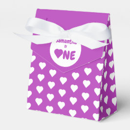 Eerste hartdag van het hart bedankdoosjes