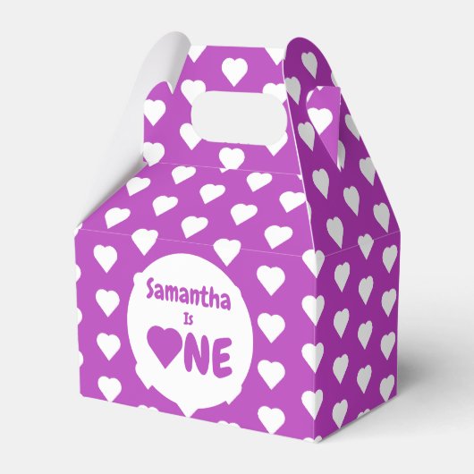 Eerste hartdag van het hart bedankdoosjes (Voorkant Zijde)