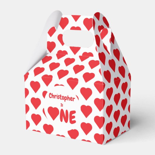 Eerste hartdag van het hart bedankdoosjes (Voorkant Zijde)