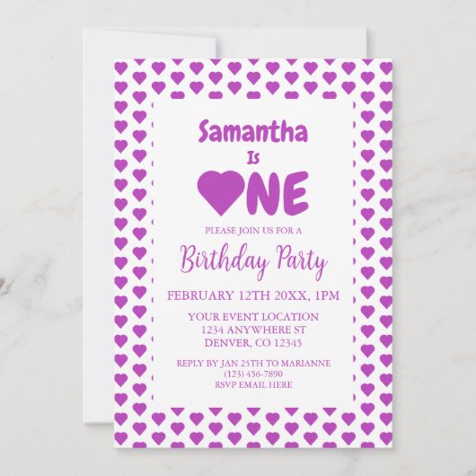 Eerste hartdag van het hart kaart (Voorkant)