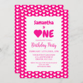 Eerste hartdag van het hart kaart (Voorkant / Achterkant)