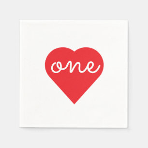 Eerste hartdag van het hart servet