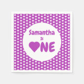 Eerste hartdag van het hart servet (Voorkant)