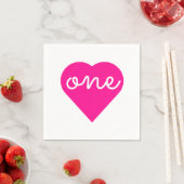 Eerste hartdag van het hart servet (Insitu)