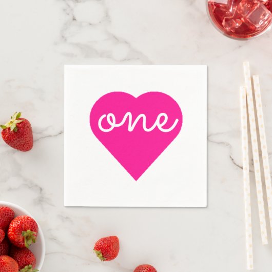 Eerste hartdag van het hart servet (Insitu)