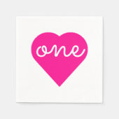 Eerste hartdag van het hart servet (Voorkant)