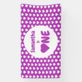 Eerste hartdag van het hart spandoek (Verticaal)