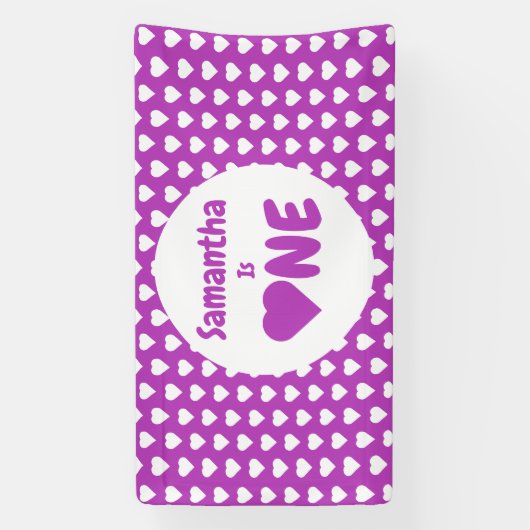 Eerste hartdag van het hart spandoek (Verticaal)