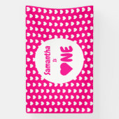 Eerste hartdag van het hart spandoek (Verticaal)