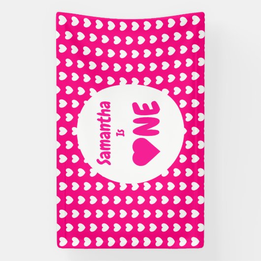 Eerste hartdag van het hart spandoek (Verticaal)