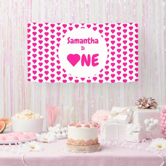 Eerste hartdag van het hart spandoek (Feest)