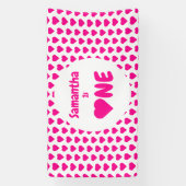 Eerste hartdag van het hart spandoek (Verticaal)