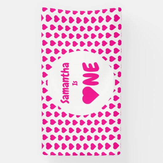 Eerste hartdag van het hart spandoek (Verticaal)