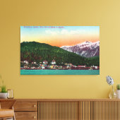 Eerste haven van binnenkomst in het Uitzicht van A Canvas Afdruk (Insitu (Woonkamer))