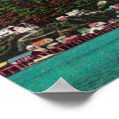 Eerste haven van binnenkomst in het Uitzicht van A Poster (Hoek)