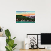 Eerste haven van binnenkomst in het Uitzicht van A Poster (Thuiskantoor)