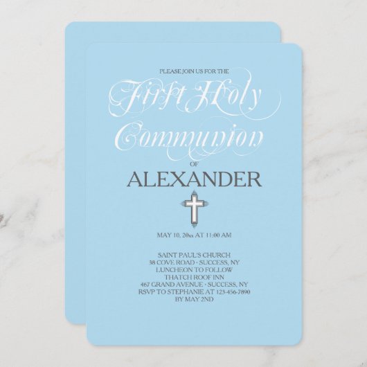 Eerste Heilige Communauteit... Kaart (Voorkant / Achterkant)