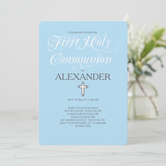 Eerste Heilige Communauteit... Kaart (Staand voorkant)