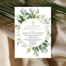 Eerste Heilige Commune eucalyptus greenery